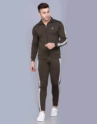 Praume Self Design Men Track Suit