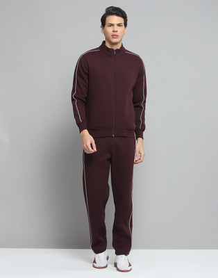 Cloak & Decker Striped Men Track Suit