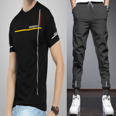Reya Solid Men Track Suit