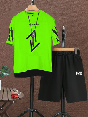 NB NICKY BOY Solid Men Track Suit