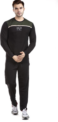 E-MAX Colorblock Men Track Suit