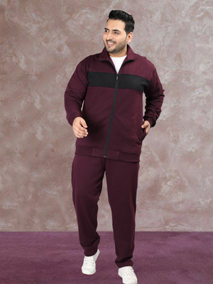 CHKOKKO Colorblock Men Track Suit