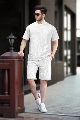 TRIPR Solid Men Track Suit