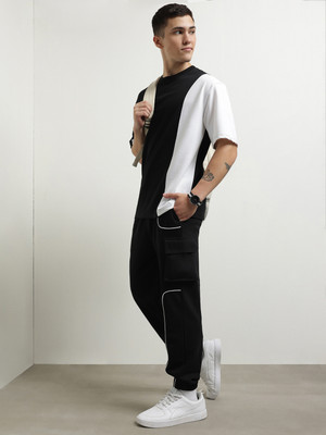 NOBERO Colorblock Men Track Suit