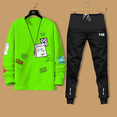 NB NICKY BOY Printed Men Track Suit