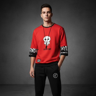 cnw Printed Men Track Suit