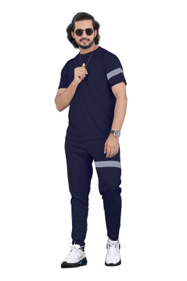Pelican Creation Solid Men Track Suit