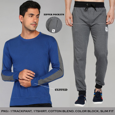 GYRFALCON Colorblock Men Track Suit
