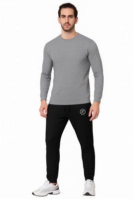 R ROCKIN TEES Solid Men Track Suit
