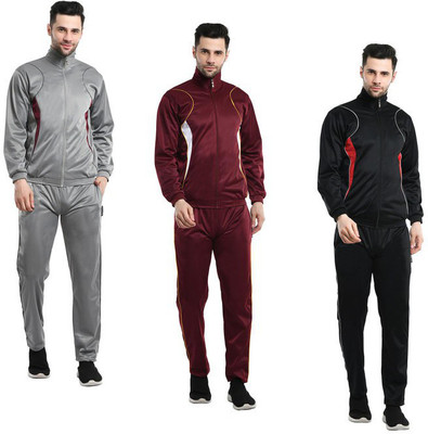 Indistar Self Design Men Track Suit
