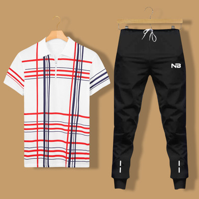 NB NICKY BOY Striped Men Track Suit
