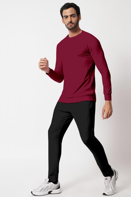 THE HIMALAYAN Solid Men Track Suit