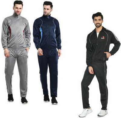 Indistar Solid Men Track Suit