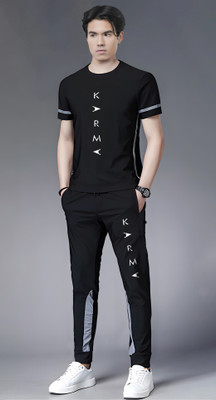 TRIPR Printed Men Track Suit