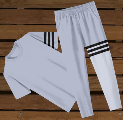 MOJAMEDI Striped Men Track Suit