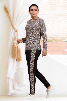 DTR FASHION Animal Print Women Track Suit