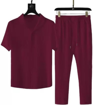 IAC Self Design Men Track Suit