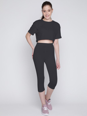 JUKEBOX Solid Women Track Suit