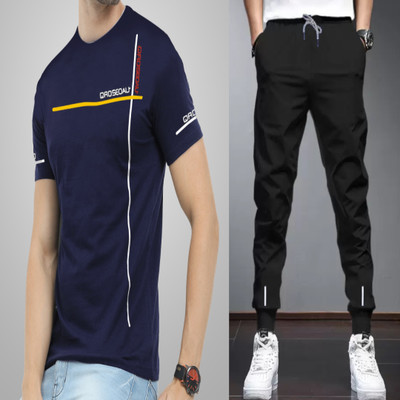 Reya Solid Men Track Suit