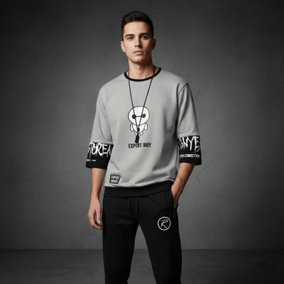 cnw Printed Men Track Suit