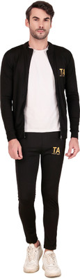 Toxic ADDICTION Printed, Self Design Men Track Suit