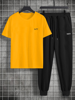 M7 By Metronaut Solid Men Track Suit