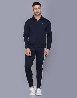 Praume Solid Men Track Suit