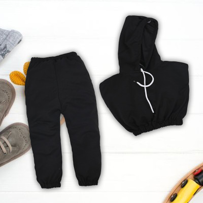 TANVIFASHION Solid Girls Track Suit