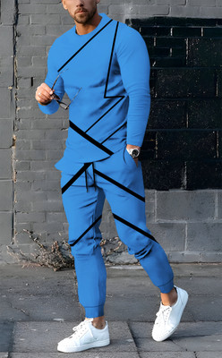 KELONBRO Striped Men Track Suit