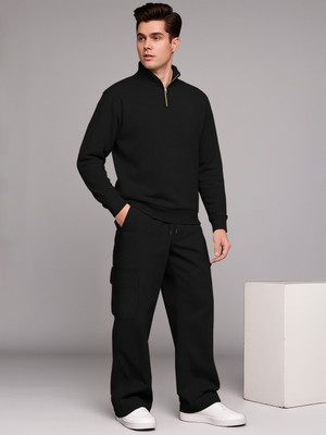 TRIPR Solid Men Track Suit