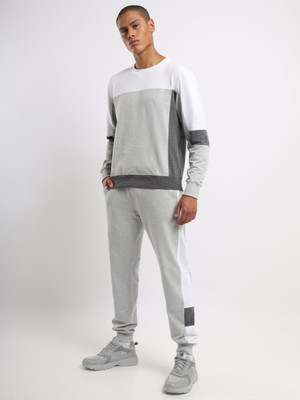 NOBERO Colorblock Men Track Suit