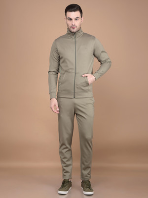 Crimsoune Club Solid Men Track Suit