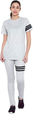 THE HIMALAYAN Striped Women Track Suit