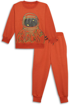 MACK JONNEY Printed Boys & Girls Track Suit