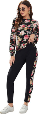 DTR FASHION Floral Print Women Track Suit
