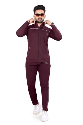 BK BRAND Solid Men Track Suit