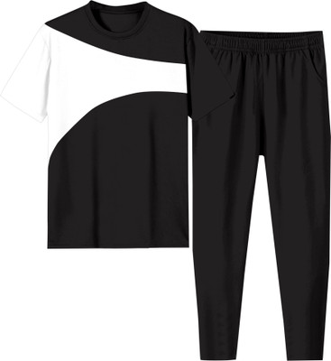 LoveRabby Solid Men Track Suit