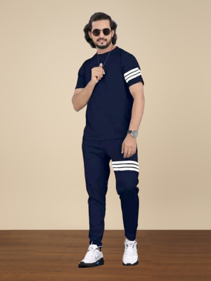 LINSOR FASHION Striped Men Track Suit