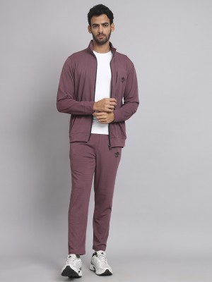 GLITO Solid Men Track Suit