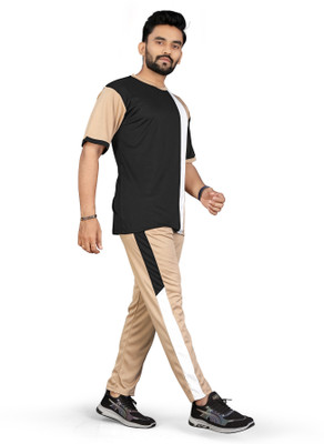 SELRINA Self Design Men Track Suit
