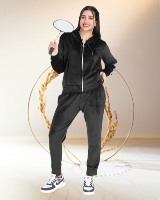 NEYSA Solid, Striped Women Track Suit