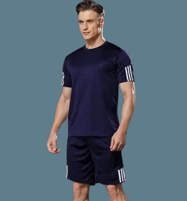 DR Brand Solid Men Track Suit