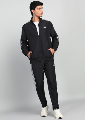 ADIDAS Striped Men Track Suit