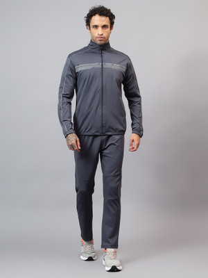VECTOR X Solid Men Track Suit