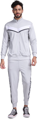 Yellow Tree Printed Men Track Suit