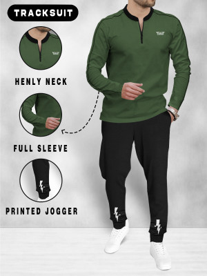 TRIPR Self Design Men Track Suit
