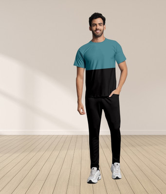 RABBY Colorblock Men Track Suit