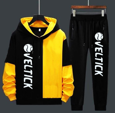 Veltick Printed Men Track Suit