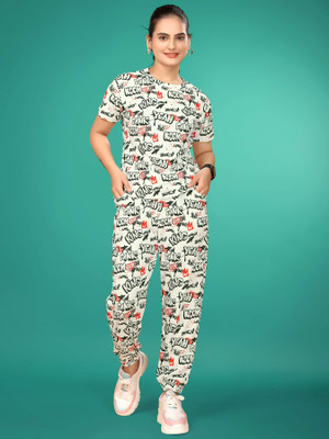 Hercill Printed Women Track Suit