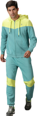 DOMIN8 Colorblock Men Track Suit